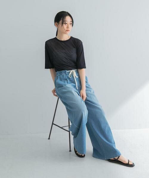 URBAN RESEARCH / アーバンリサーチ Tシャツ | new basic　ドライツイストシアーTシャツ | 詳細15