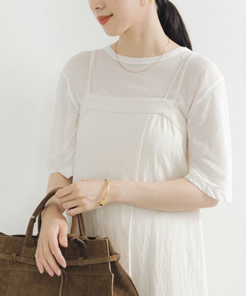 URBAN RESEARCH/アーバンリサーチ new basic ドライツイストシアーTシャツ ホワイト FREE