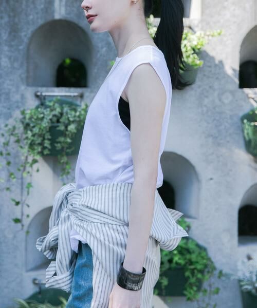 URBAN RESEARCH / アーバンリサーチ Tシャツ | new basic　ドライツイストノースリーブカットソー | 詳細14