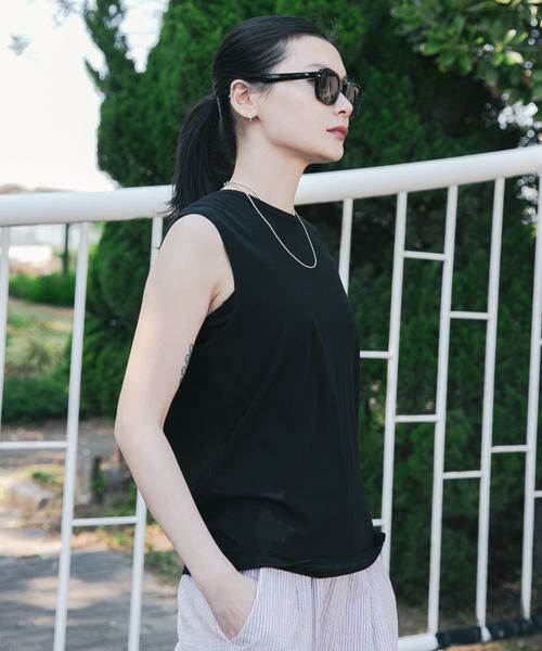 URBAN RESEARCH / アーバンリサーチ Tシャツ | new basic　ドライツイストノースリーブカットソー | 詳細23