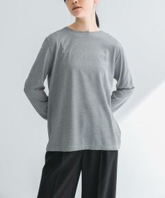 URBAN RESEARCH / アーバンリサーチ Tシャツ | テンセルコットンボーダーカットソー