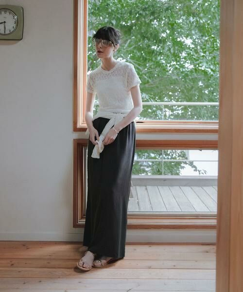 URBAN RESEARCH / アーバンリサーチ Tシャツ | ストレッチレースTシャツ | 詳細2