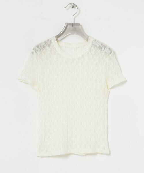 URBAN RESEARCH / アーバンリサーチ Tシャツ | ストレッチレースTシャツ | 詳細8