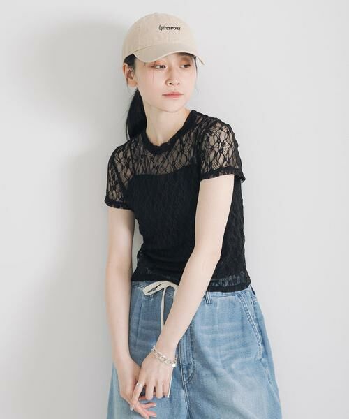 URBAN RESEARCH / アーバンリサーチ Tシャツ | ストレッチレースTシャツ | 詳細14