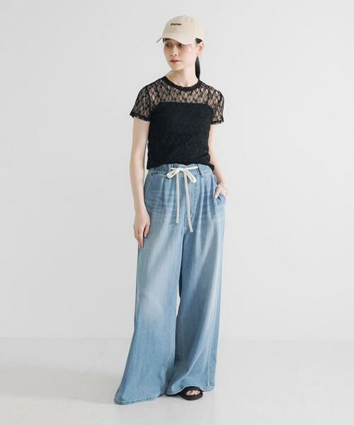 URBAN RESEARCH / アーバンリサーチ Tシャツ | ストレッチレースTシャツ | 詳細16