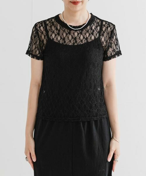 URBAN RESEARCH / アーバンリサーチ Tシャツ | ストレッチレースTシャツ | 詳細17