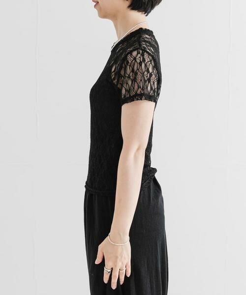 URBAN RESEARCH / アーバンリサーチ Tシャツ | ストレッチレースTシャツ | 詳細18