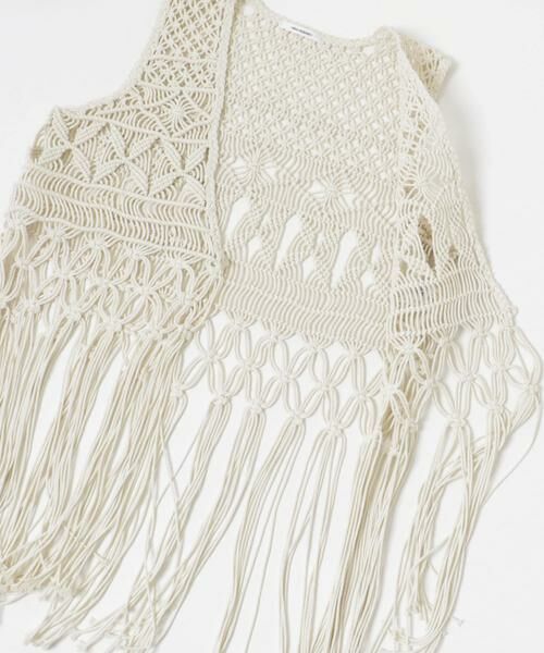 URBAN RESEARCH / アーバンリサーチ ベスト | マクラメ編みハンドニットベスト | 詳細10