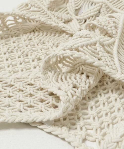 URBAN RESEARCH / アーバンリサーチ ベスト | マクラメ編みハンドニットベスト | 詳細12