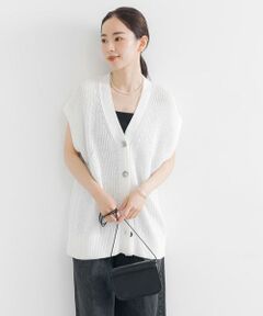 URBAN RESEARCH / アーバンリサーチ ベスト | ペーパーヤーンチュニックニットベスト