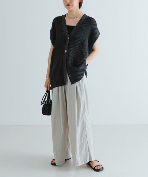 URBAN RESEARCH / アーバンリサーチ ベスト | ペーパーヤーンチュニックニットベスト | 詳細14