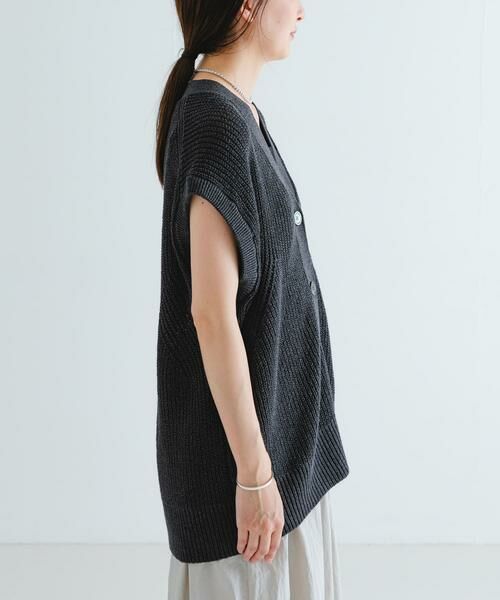 URBAN RESEARCH / アーバンリサーチ ベスト | ペーパーヤーンチュニックニットベスト | 詳細18