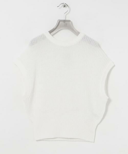 URBAN RESEARCH / アーバンリサーチ ベスト | ペーパーヤーンフレンチスリーブニット | 詳細11