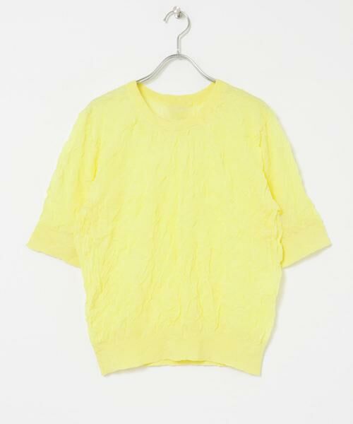 URBAN RESEARCH / アーバンリサーチ ニット・セーター | new basic　リネン混ワッシャーハーフスリーブニット | 詳細7