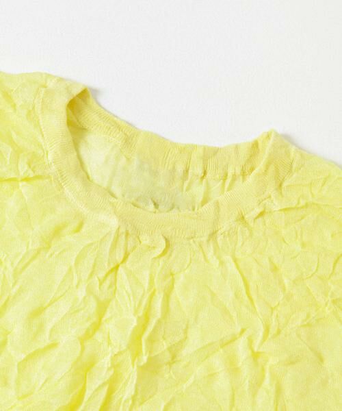 URBAN RESEARCH / アーバンリサーチ ニット・セーター | new basic　リネン混ワッシャーハーフスリーブニット | 詳細8