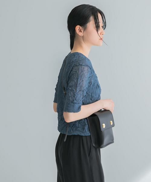 URBAN RESEARCH / アーバンリサーチ ニット・セーター | new basic　リネン混ワッシャーハーフスリーブニット | 詳細16