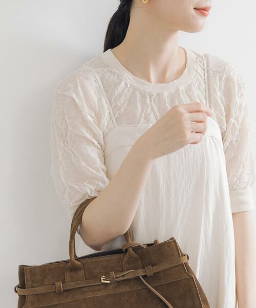 URBAN RESEARCH / アーバンリサーチ ニット・セーター | new basic　リネン混ワッシャーハーフスリーブニット | 詳細24