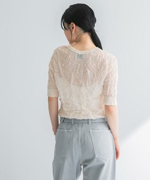 URBAN RESEARCH / アーバンリサーチ ニット・セーター | new basic　リネン混ワッシャーハーフスリーブニット | 詳細29