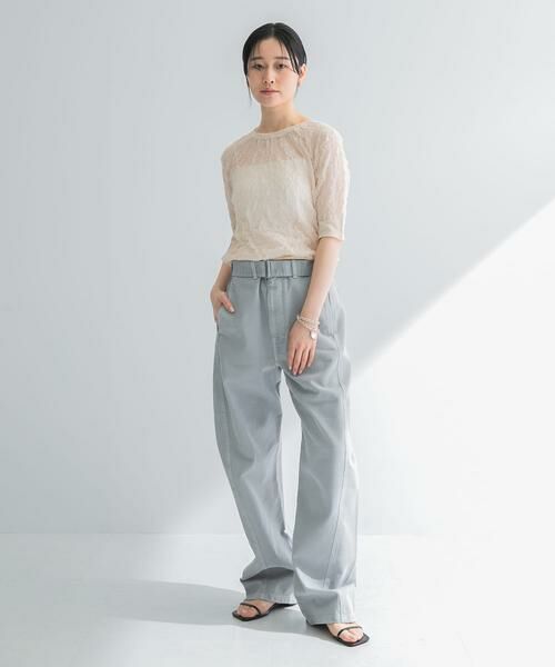 URBAN RESEARCH / アーバンリサーチ ニット・セーター | new basic　リネン混ワッシャーハーフスリーブニット | 詳細30