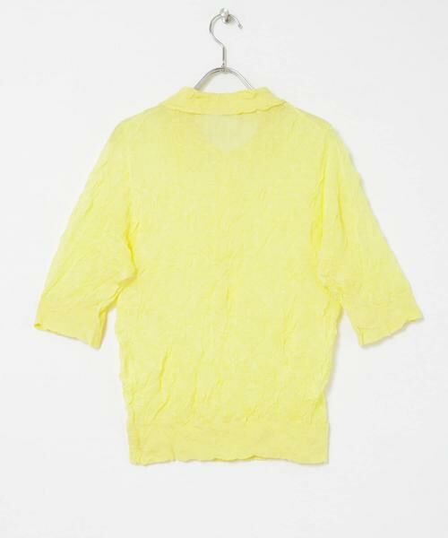 URBAN RESEARCH / アーバンリサーチ ニット・セーター | new basic　リネン混ワッシャーシャツカラーニット | 詳細10