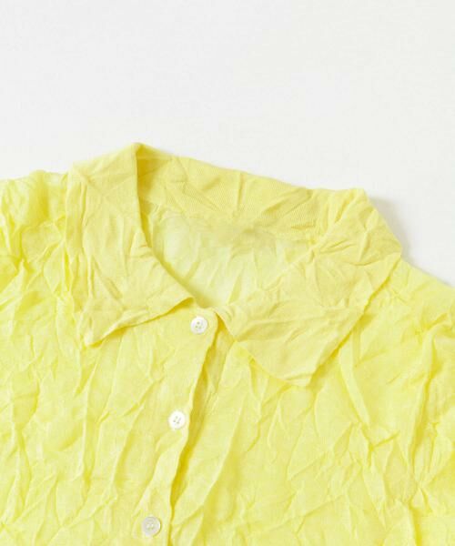 URBAN RESEARCH / アーバンリサーチ ニット・セーター | new basic　リネン混ワッシャーシャツカラーニット | 詳細9