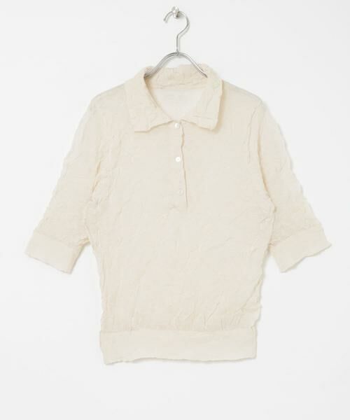 URBAN RESEARCH / アーバンリサーチ ニット・セーター | new basic　リネン混ワッシャーシャツカラーニット | 詳細27