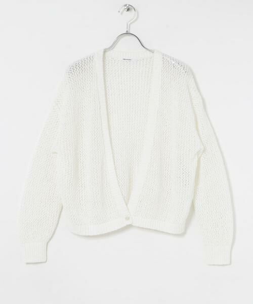 URBAN RESEARCH / アーバンリサーチ カーディガン・ボレロ | 透かし柄2WAYニットカーディガン | 詳細11