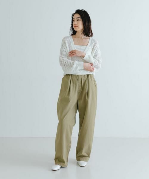 URBAN RESEARCH / アーバンリサーチ カーディガン・ボレロ | 透かし柄2WAYニットカーディガン | 詳細7
