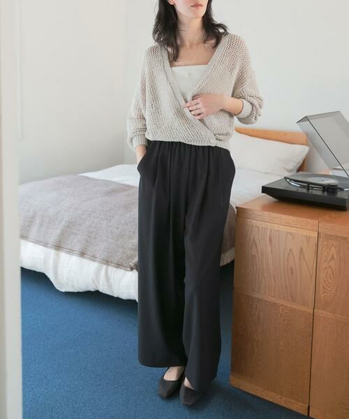 URBAN RESEARCH / アーバンリサーチ カーディガン・ボレロ | 透かし柄2WAYニットカーディガン | 詳細17