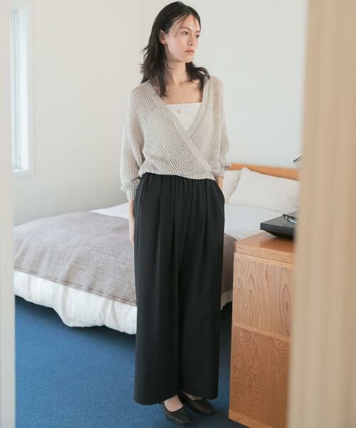 URBAN RESEARCH / アーバンリサーチ カーディガン・ボレロ | 透かし柄2WAYニットカーディガン | 詳細18