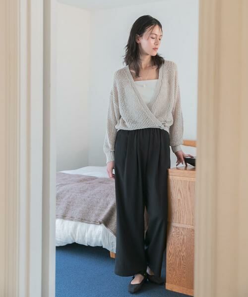 URBAN RESEARCH / アーバンリサーチ カーディガン・ボレロ | 透かし柄2WAYニットカーディガン | 詳細19