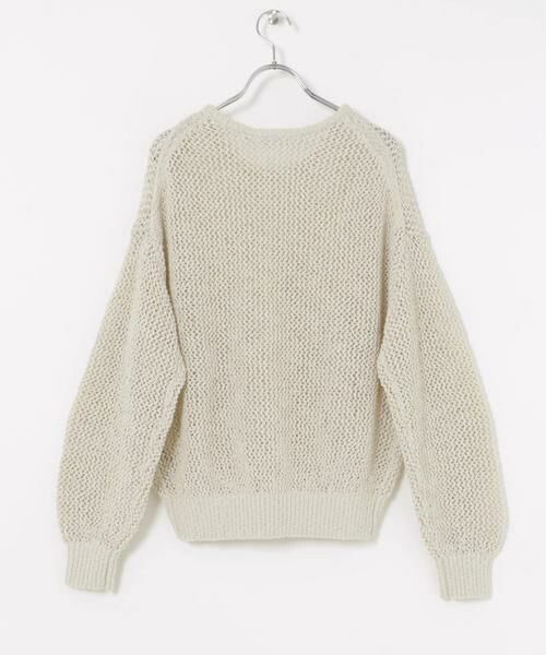 URBAN RESEARCH / アーバンリサーチ ニット・セーター | 『WEB/一部店舗限定カラー』透かし柄ルーズニット | 詳細19