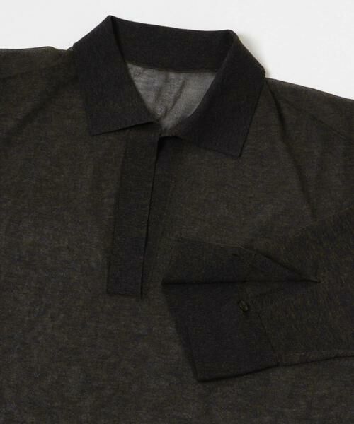 URBAN RESEARCH / アーバンリサーチ ニット・セーター | ラミー混スキッパーシアーニット | 詳細11