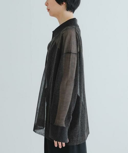 URBAN RESEARCH / アーバンリサーチ ニット・セーター | ラミー混スキッパーシアーニット | 詳細8