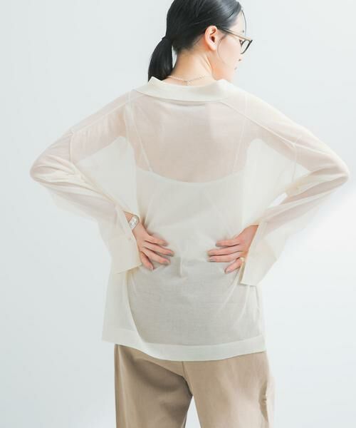 URBAN RESEARCH / アーバンリサーチ ニット・セーター | ラミー混スキッパーシアーニット | 詳細19