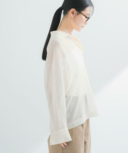 URBAN RESEARCH / アーバンリサーチ ニット・セーター | ラミー混スキッパーシアーニット | 詳細20