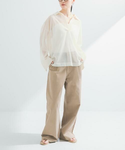 URBAN RESEARCH / アーバンリサーチ ニット・セーター | ラミー混スキッパーシアーニット | 詳細21