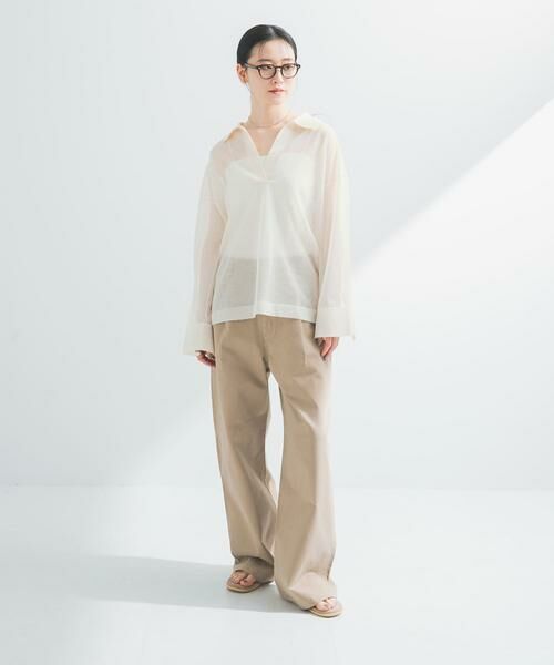 URBAN RESEARCH / アーバンリサーチ ニット・セーター | ラミー混スキッパーシアーニット | 詳細22