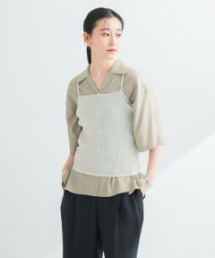 URBAN RESEARCH / アーバンリサーチ キャミソール・チューブトップ | ラミー混リブシアーキャミソール