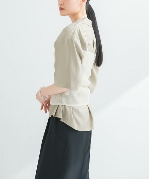 URBAN RESEARCH / アーバンリサーチ キャミソール・チューブトップ | ラミー混リブシアーキャミソール | 詳細16