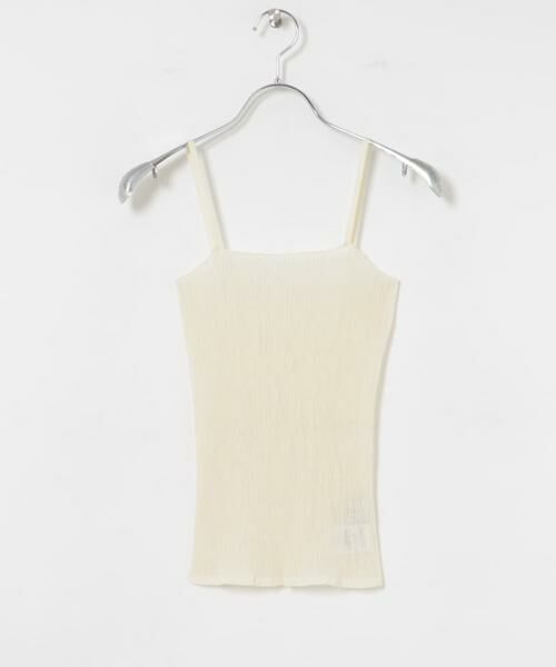 URBAN RESEARCH / アーバンリサーチ キャミソール・チューブトップ | ラミー混リブシアーキャミソール | 詳細21