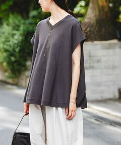 URBAN RESEARCH / アーバンリサーチ ニット・セーター | 『UVカット』2WAYフレンチスリーブニット