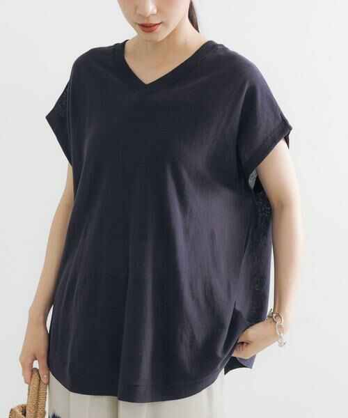 URBAN RESEARCH / アーバンリサーチ ニット・セーター | 『UVカット』2WAYフレンチスリーブニット | 詳細1