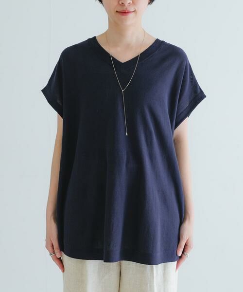 URBAN RESEARCH / アーバンリサーチ ニット・セーター | 『UVカット』2WAYフレンチスリーブニット | 詳細8