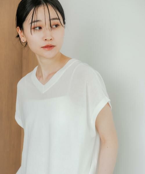 URBAN RESEARCH / アーバンリサーチ ニット・セーター | 『UVカット』2WAYフレンチスリーブニット | 詳細18