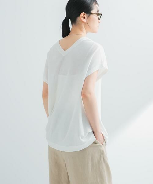 URBAN RESEARCH / アーバンリサーチ ニット・セーター | 『UVカット』2WAYフレンチスリーブニット | 詳細23