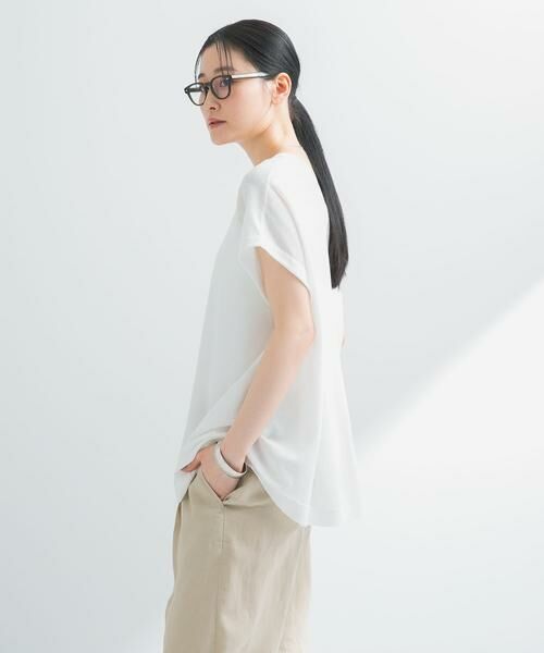 URBAN RESEARCH / アーバンリサーチ ニット・セーター | 『UVカット』2WAYフレンチスリーブニット | 詳細24