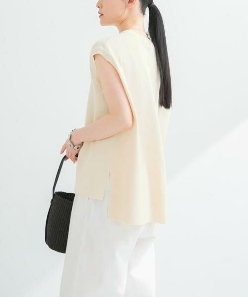 URBAN RESEARCH / アーバンリサーチ ベスト | フレンチスリーブチュニックニット | 詳細2