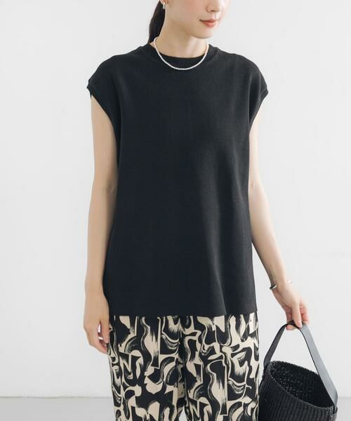 URBAN RESEARCH / アーバンリサーチ ベスト | フレンチスリーブチュニックニット | 詳細10