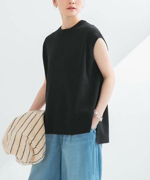 URBAN RESEARCH / アーバンリサーチ ベスト | フレンチスリーブチュニックニット | 詳細15